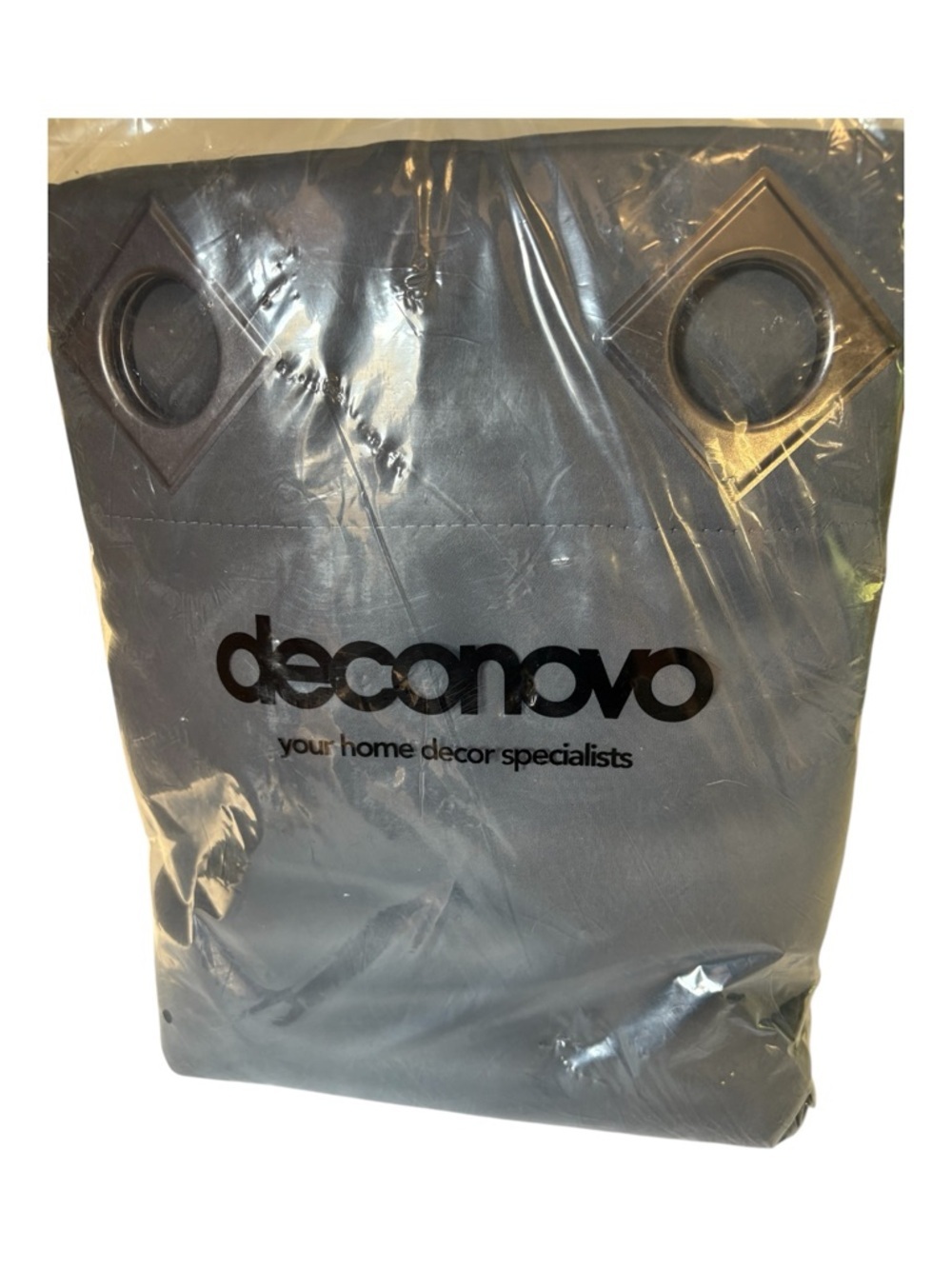 Deconovo Grey Curtain Panels - 2 Panels. Grey. 52x63 inch. 132*160cm.